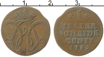 Продать Монеты Гессен-Кассель 1 геллер 1760 Медь