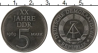 Продать Монеты ГДР 5 марок 1969 Медно-никель