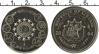 Продать Монеты Либерия 5 долларов 2004 Медно-никель