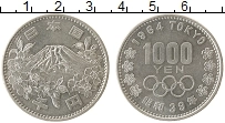 Продать Монеты Япония 1000 йен 1964 Серебро
