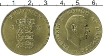Продать Монеты Дания 2 кроны 1957 Бронза
