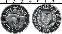 Продать Монеты Кипр 1 фунт 2005 Серебро