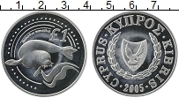 Продать Монеты Кипр 1 фунт 2005 Серебро