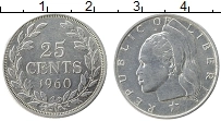 Продать Монеты Либерия 25 центов 1960 Серебро