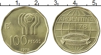 Продать Монеты Аргентина 100 песо 1977 Бронза