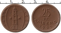 Продать Монеты Германия : Нотгельды 25 пфеннигов 1921 Цинк