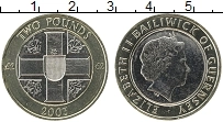 Продать Монеты Гернси 2 фунта 2006 Биметалл