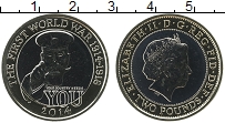 Продать Монеты Великобритания 2 фунта 2014 Биметалл