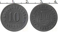 Продать Монеты Германия : Нотгельды 10 пфеннигов 1918 Цинк