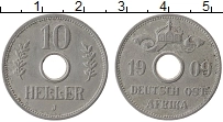Продать Монеты Немецкая Африка 10 геллеров 1909 Медно-никель