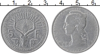 Продать Монеты Французский Берег Сомали 5 франков 1948 Алюминий