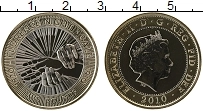 Продать Монеты Великобритания 2 фунта 2010 Биметалл