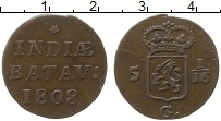 Продать Монеты Нидерландская Индия 1/16 гульдена 1808 Медь