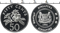 Продать Монеты Сингапур 50 центов 1990 Серебро