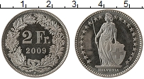 Продать Монеты Швейцария 2 франка 2010 Медно-никель