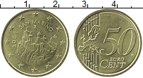 Продать Монеты Сан-Марино 50 евроцентов 2008 Латунь