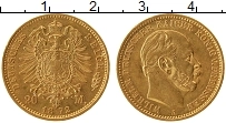 Продать Монеты Пруссия 20 марок 1872 Золото