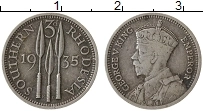 Продать Монеты Родезия 3 пенса 1935 Серебро