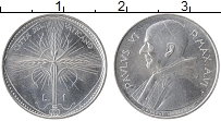 Продать Монеты Ватикан 1 лира 1967 Алюминий