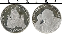 Продать Монеты Ватикан 5 евро 2003 Серебро
