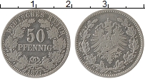 Продать Монеты Германия 50 пфеннигов 1876 Серебро