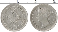 Продать Монеты Гонконг 5 центов 1898 Серебро