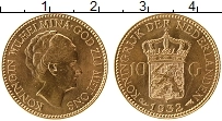 Продать Монеты Нидерланды 10 гульденов 1932 Золото