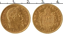 Продать Монеты Франция 20 франков 1862 Золото