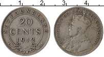 Продать Монеты Ньюфаундленд 20 центов 1912 Серебро