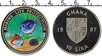 Продать Монеты Гана 10 сика 1997 Медно-никель