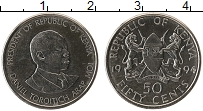 Продать Монеты Кения 50 центов 2005 Сталь покрытая никелем
