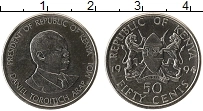 Продать Монеты Кения 50 центов 2005 Сталь покрытая никелем