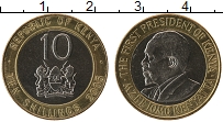 Продать Монеты Кения 10 шиллингов 2005 Биметалл