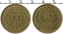 Продать Монеты Перу 1 соль 1965 Латунь