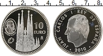 Продать Монеты Испания 10 евро 2010 Серебро