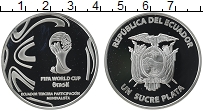 Продать Монеты Эквадор 1 сукре 2014 Серебро