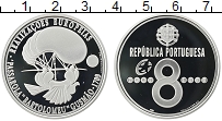 Продать Монеты Португалия 8 евро 2007 Серебро
