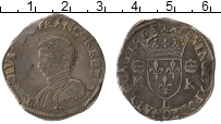 Продать Монеты Франция 1 тестон 1563 Серебро