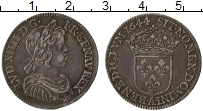Продать Монеты Франция 1/4 экю 1644 Серебро