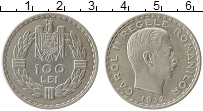 Продать Монеты Румыния 100 лей 1932 Серебро