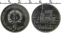 Продать Монеты ГДР 5 марок 1989 Медно-никель