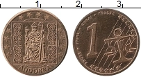 Продать Монеты Андорра 1 евроцент 2003 Медь