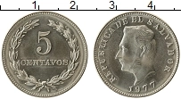 Продать Монеты Сальвадор 5 сентаво 1967 Медно-никель