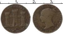 Продать Монеты Гибралтар 1/2 кварта 1842 Медь