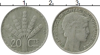 Продать Монеты Уругвай 20 сентесим 1942 Серебро