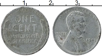 Продать Монеты США 1 цент 1943 Цинк