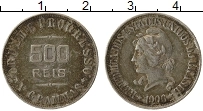 Продать Монеты Бразилия 500 рейс 1906 Серебро