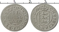 Продать Монеты Дания 2 шиллинга 1677 Серебро
