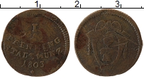 Продать Монеты Аугсбург 1 пфенниг 1804 Медь