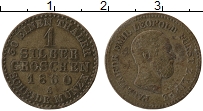 Продать Монеты Липпе-Детмольд 1 грош 1860 Серебро